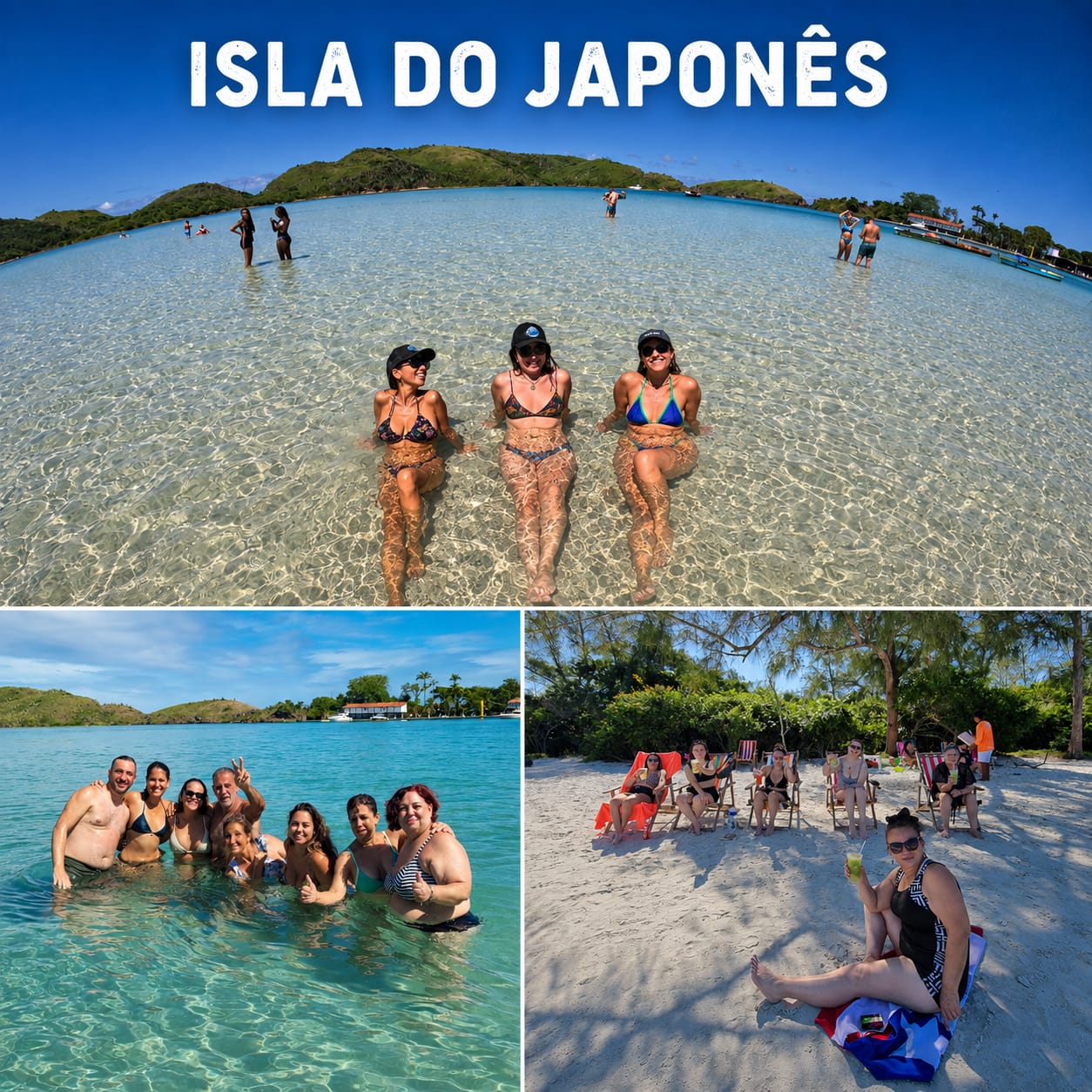 Pasajeros en Ilha do Japonês, Cabo Frío