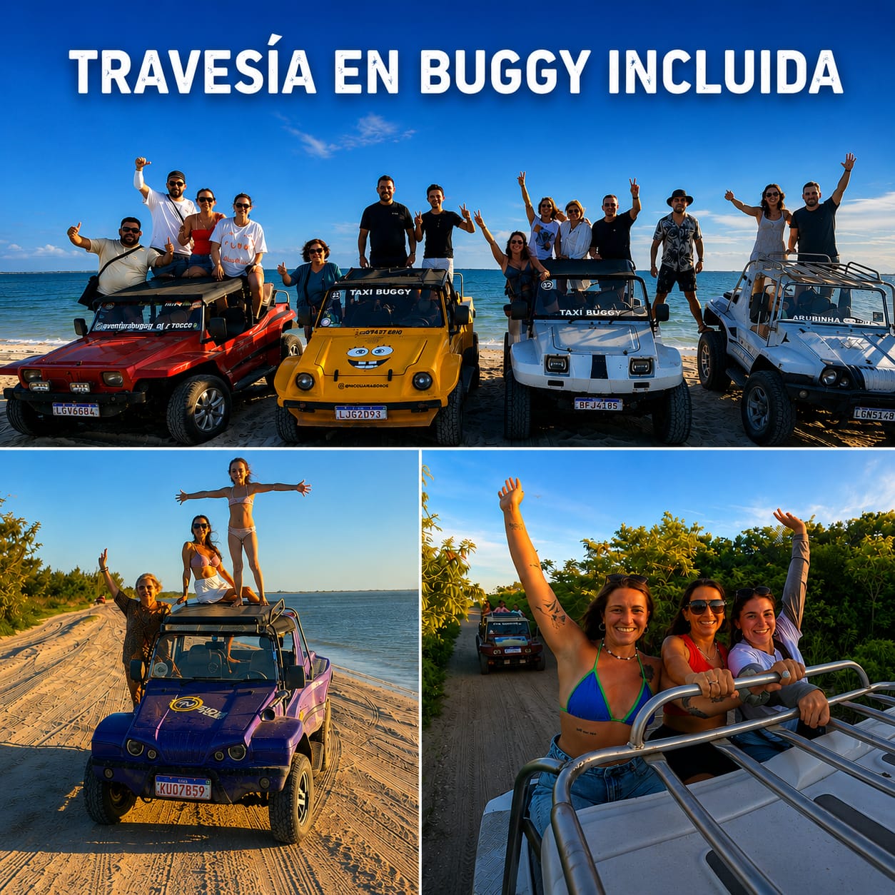 Travesía en buggy incluida hacia Arubinha
